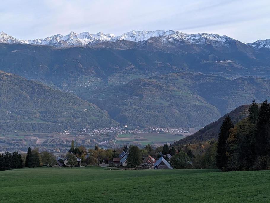 Maison Familiale En Montagne Avec Vue Merveilleuse Sur Le Massif De Belledonne Saint-Bernard  Экстерьер фото