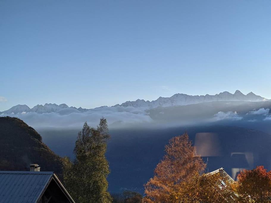 Maison Familiale En Montagne Avec Vue Merveilleuse Sur Le Massif De Belledonne Saint-Bernard  Экстерьер фото