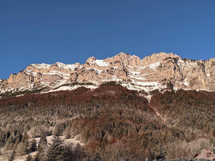 Maison Familiale En Montagne Avec Vue Merveilleuse Sur Le Massif De Belledonne Saint-Bernard  Экстерьер фото