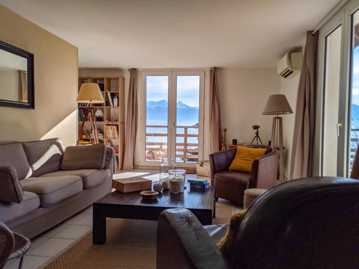 Maison Familiale En Montagne Avec Vue Merveilleuse Sur Le Massif De Belledonne Saint-Bernard  Экстерьер фото