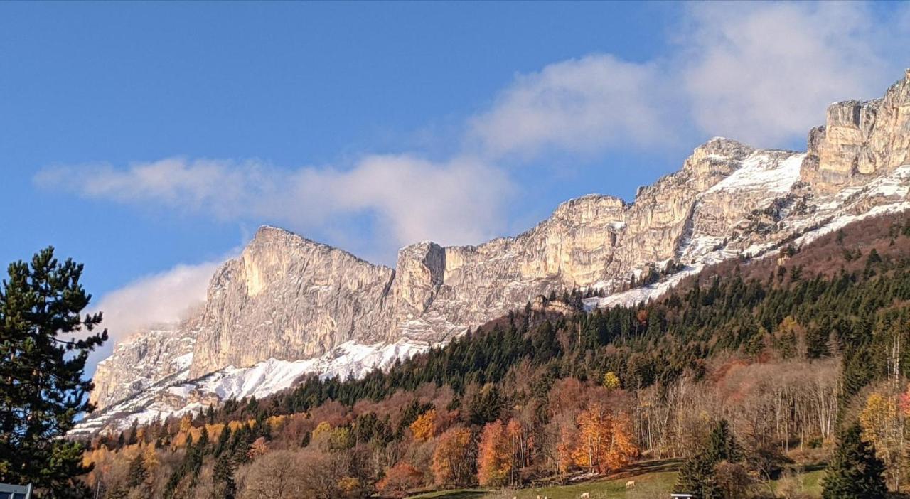 Maison Familiale En Montagne Avec Vue Merveilleuse Sur Le Massif De Belledonne Saint-Bernard  Экстерьер фото